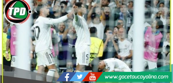 Real Madrid mantiene puntaje perfecto en Champions