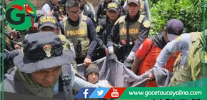 Policías enfrentan ataque armado durante liberación de pareja herida en Hatunyunca.