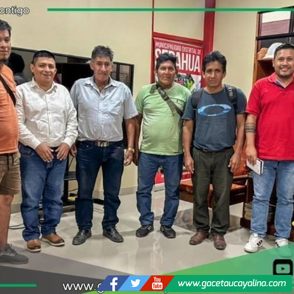 Alcalde de Sepahua y pobladores impulsan obras sostenibles y equitativas