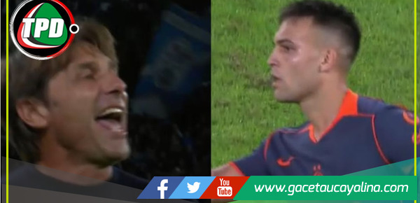 Conte y Lautaro Martínez protagonizan incidente en pleno Napoli-Inter