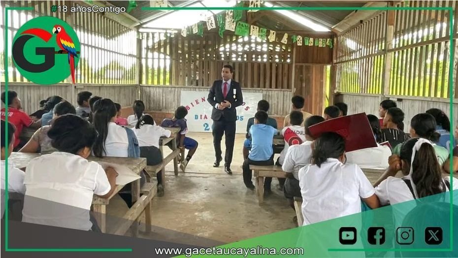 Juzgado de Masisea fortalece prevención de la violencia familiar en estudiantes rurales.