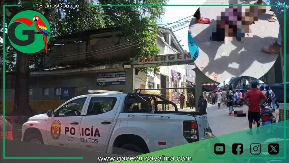 Mujer muere atropellada por presuntos asaltantes que huían de la Policía en Iquitos.