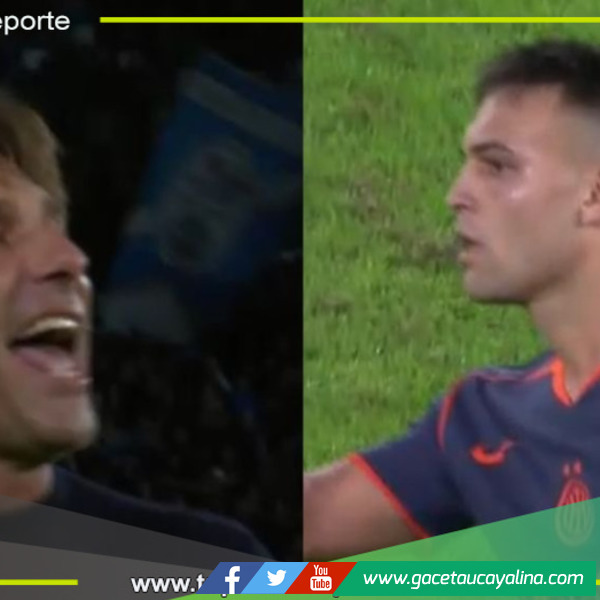 Conte y Lautaro Martínez protagonizan incidente en pleno Napoli-Inter