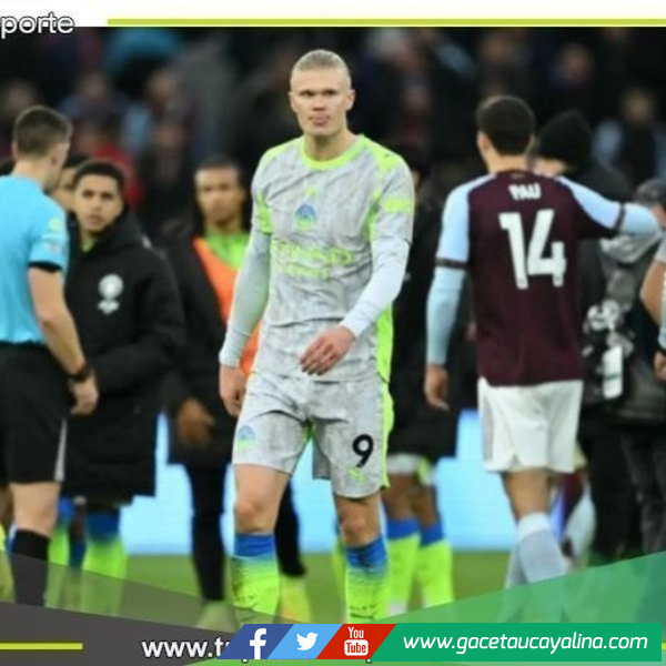 Manchester City pierde 1-0 ante Aston Villa y Arsenal es líder 