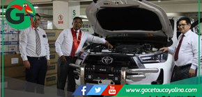 Corte Superior de Ucayali fortalece su logística con nueva camioneta institucional.