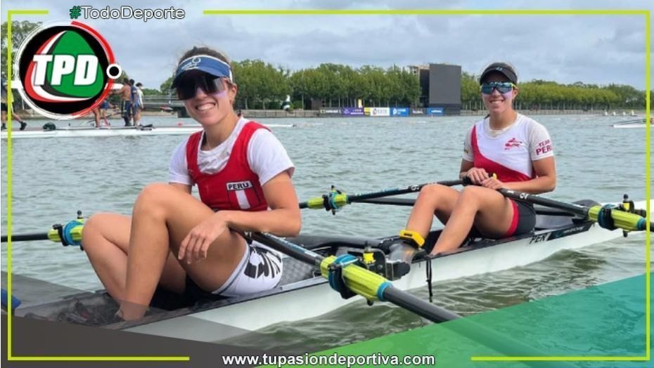 Alessia y Valeria Palacios consiguen medalla de bronce en el Mundial de Remo en Shanghái.