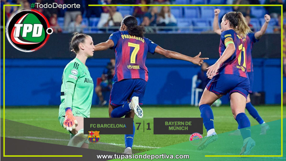 Alexia Putellas lidera goleada histórica del Barcelona ante Bayern