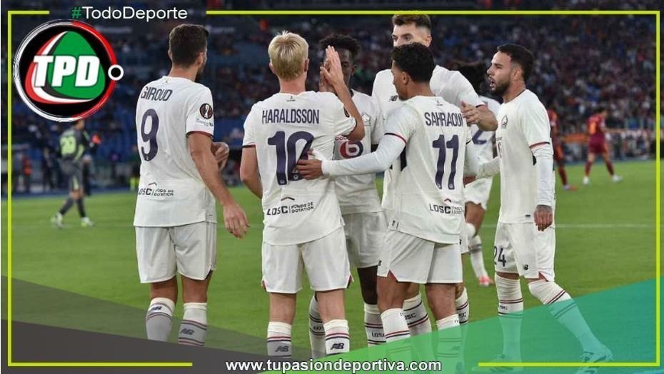 Lille da el golpe y derrota 1-0 a Roma en un cierre de película con tres penales fallados.