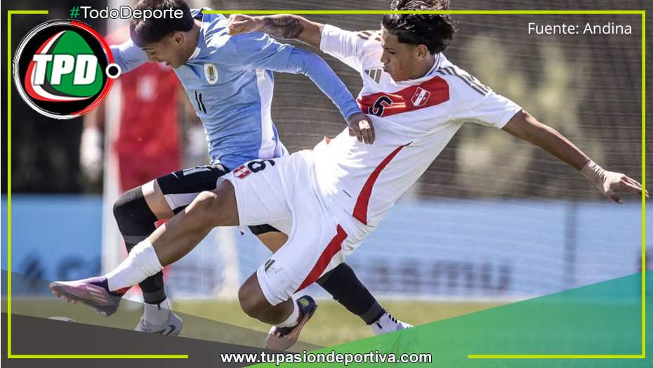 Selección peruana Sub-18 vence a Uruguay y concluye su tour internacional