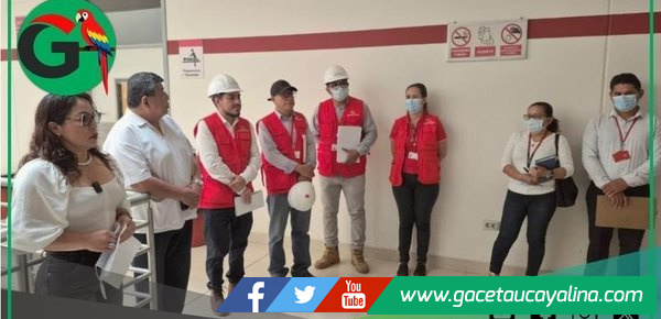 Congresista Francis Paredes supervisa avances en hospitales de Ucayali.