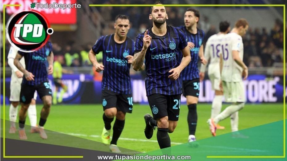 Inter ganó 3-0 a Fiorentina y le arrebató el tercer lugar de la Serie A al Milan