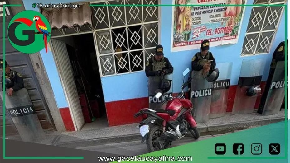 Policía desmantela punto de microcomercialización de drogas en Huánuco.