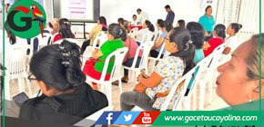 Mujeres loretanas fortalecen liderazgo y autonomía en jornada de capacitación.