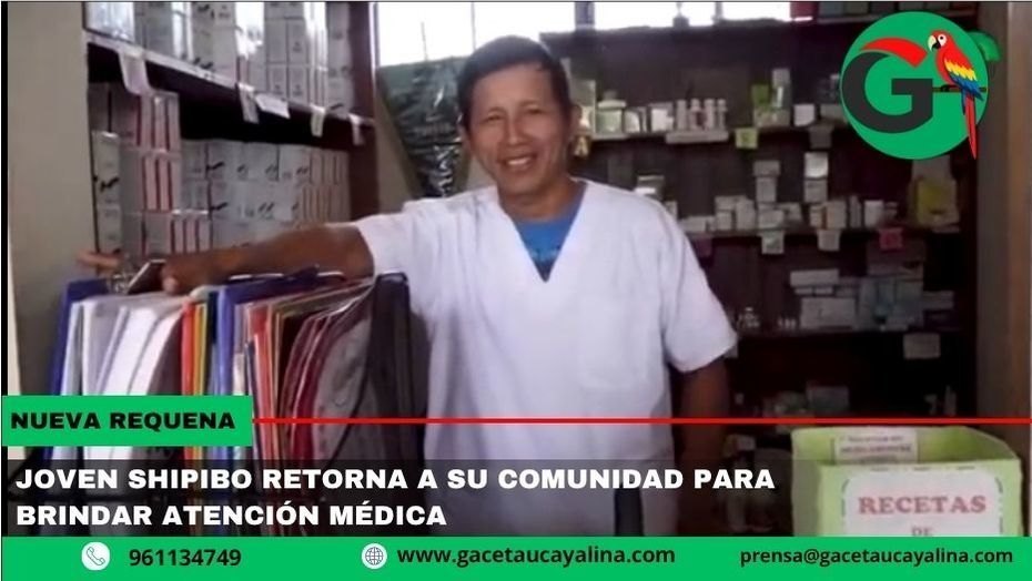 Técnico Shipibo de enfermería es incorporado a puesto de salud de C.N. Santa Clara de Uchunya