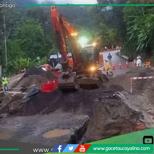 Lluvias provocan derrumbe que interrumpe tránsito entre Tarapoto y Yurimaguas