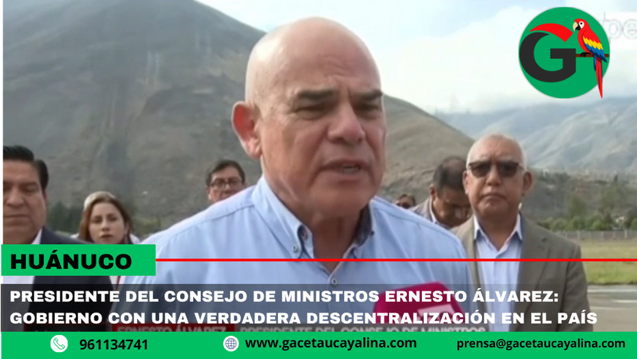 Gobierno reafirma compromiso con una descentralización real en el país.