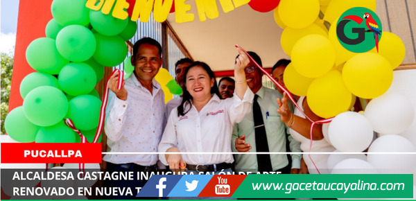 Alcaldesa Castagne inaugura salón de arte renovado en Nueva Tunuya