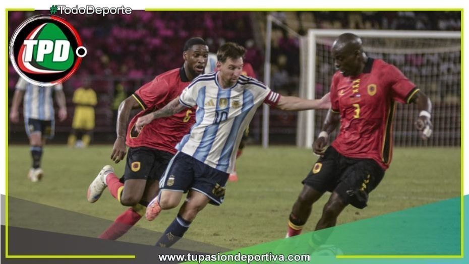 Argentina venció 2-0 a Angola