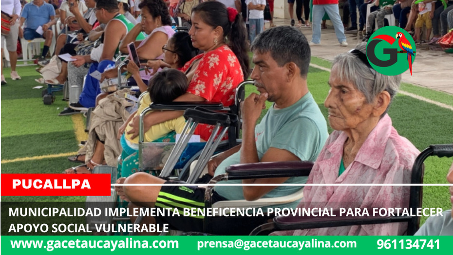 Municipalidad implementa beneficencia provincial para fortalecer apoyo social vulnerable