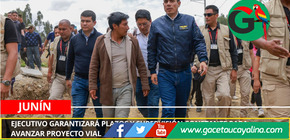 Presidente Jerí impulsa reactivación de carretera estratégica que unirá Jauja con la Selva