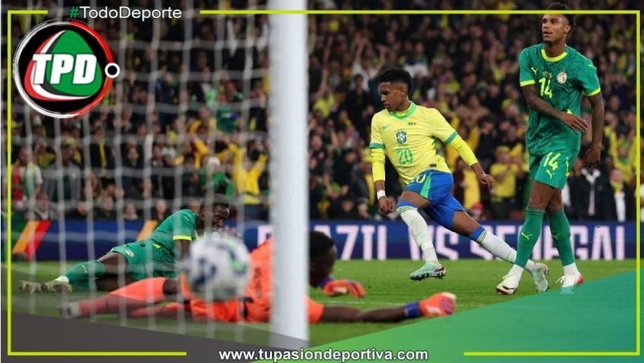 Brasil no tuvo problemas y le ganó 2-0 a Senegal en amistoso internacional