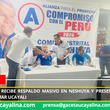 Edwin Miranda recibe respaldo masivo en Neshuya y presenta propuestas para transformar Ucayali