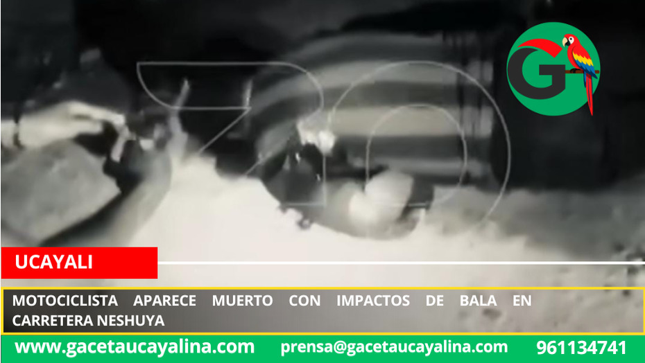 Motociclista aparece muerto con impactos de bala en carretera Neshuya
