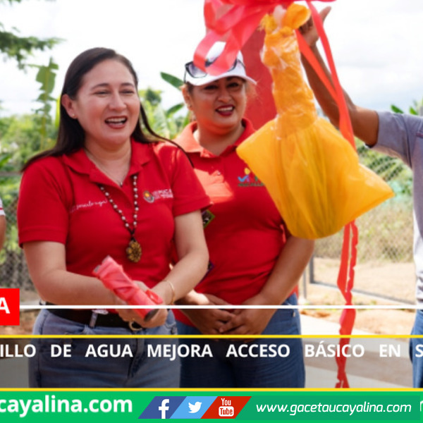 Renovado castillo de agua mejora acceso básico en Santa Rosa en Yarinacocha