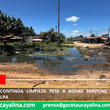 Municipalidad continúa limpieza pese a aguas servidas en importante barrio en Pucallpa