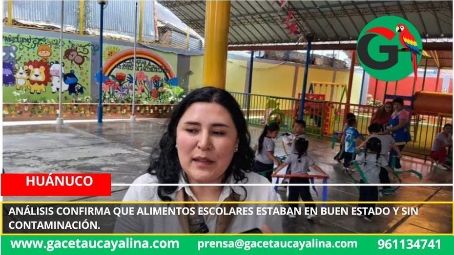 Análisis confirma que alimentos escolares estaban en buen estado y sin contaminación.