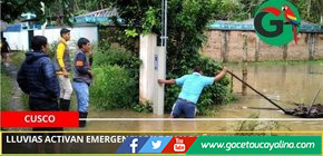 Lluvias activan emergencias y dejan daños en Kimbiri.