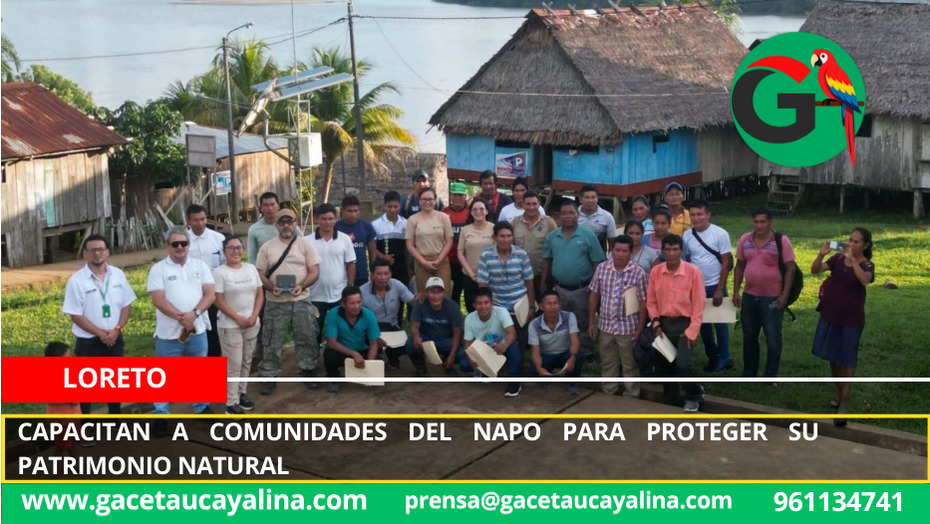 Capacitan a comunidades del Napo para proteger su patrimonio natural