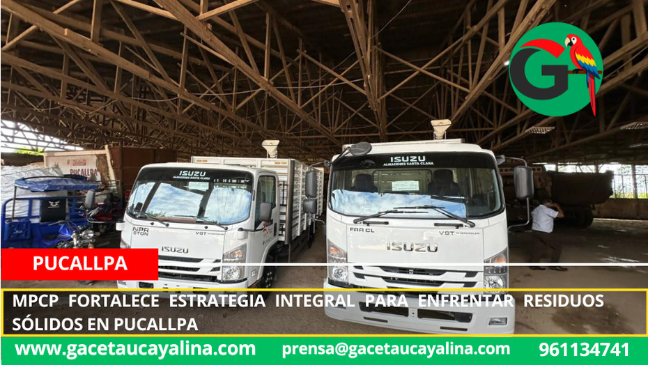 MPCP fortalece estrategia integral para enfrentar residuos sólidos en Pucallpa