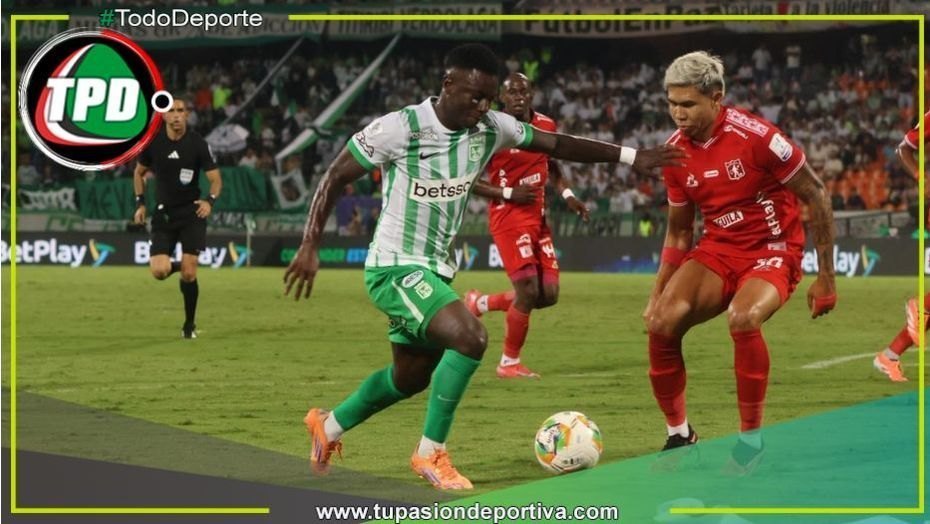 Atlético Nacional vence 1-0 al América y lidera cuadrangulares de la Liga BetPlay