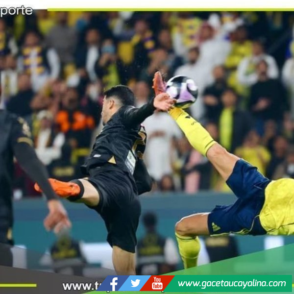 Cristiano marca golazo acrobático