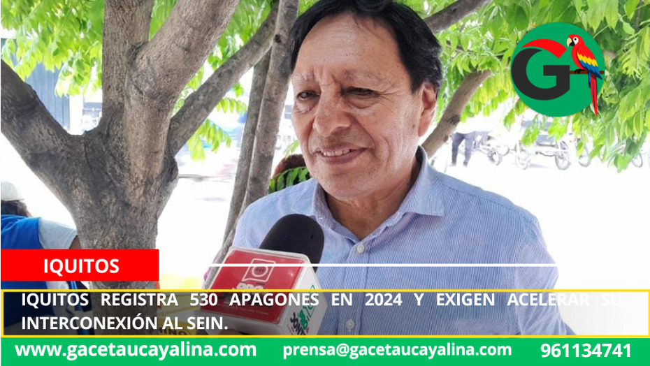 Iquitos registra 530 apagones en 2024 y exigen acelerar su interconexión al SEIN.