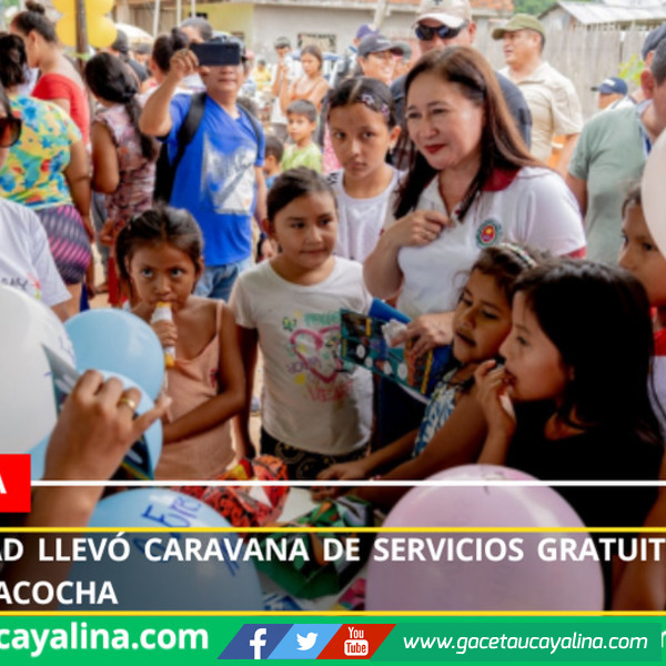 Municipalidad llevó caravana de servicios gratuitos a Pampas Verdes Yarinacocha
