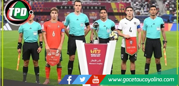 Árbitro peruano Bruno Pérez fue designado en la final del Mundial Sub 17