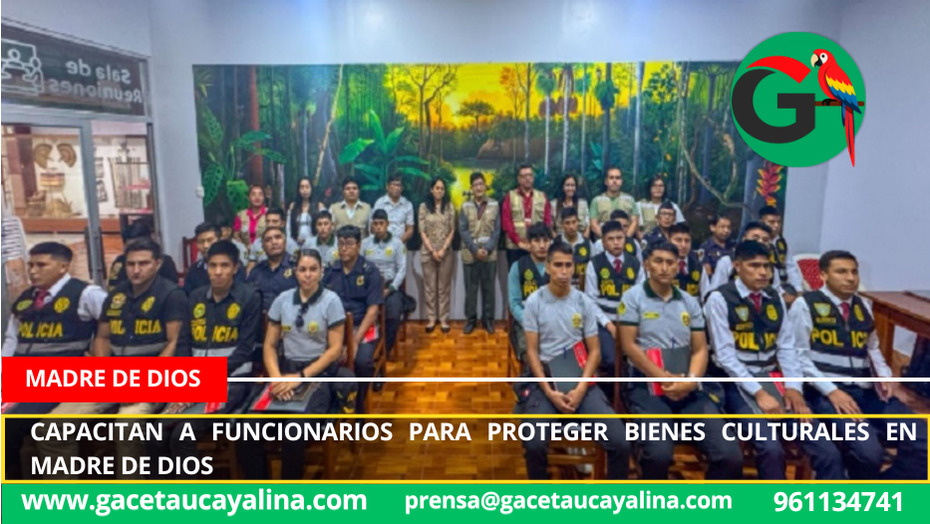 Capacitan a funcionarios para proteger bienes culturales en Madre de Dios