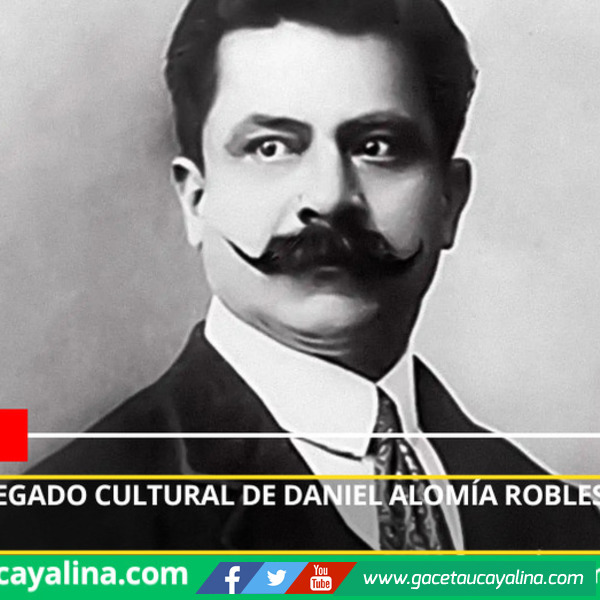 Reconocen legado cultural de Daniel Alomía Robles.