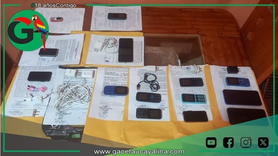 Fiscalía decomisa celulares y drogas durante requisa en penal de Iquitos.
