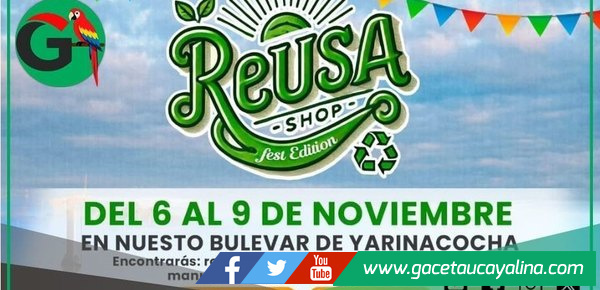 Yarinacocha impulsa feria ecológica con reciclaje, reutilización y conciencia ciudadana