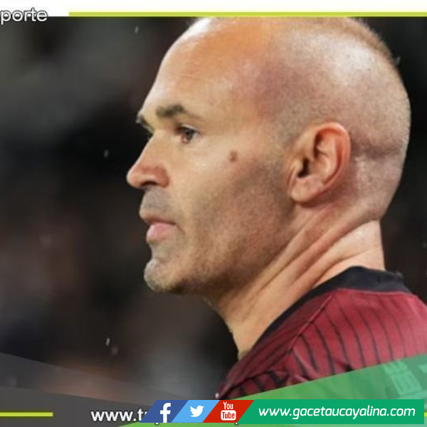 Ministerio Público investiga a Andrés Iniesta 