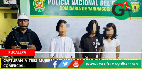 Capturan a tres mujeres acusadas de robo en conocido centro comercial.