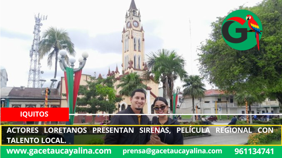 Actores loretanos presentan Sirenas, película regional con talento local.