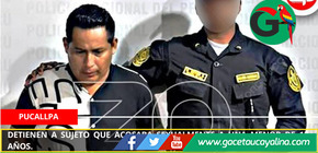 Detienen a sujeto que acosaba  sexualmente a una menor de 12 años.