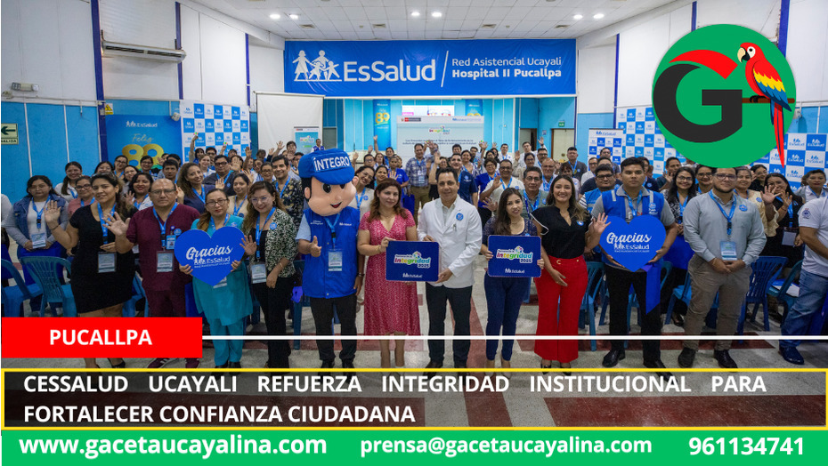 EsSalud Ucayali refuerza integridad institucional para fortalecer confianza ciudadana