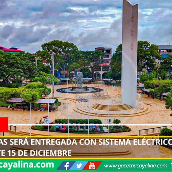 Plaza de Armas será entregada con sistema eléctrico totalmente renovado este 15 de diciembre