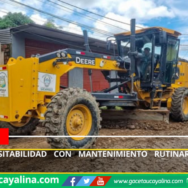 Municipalidad de Sepahua ejecuta mantenimiento rutinario en calles transversales