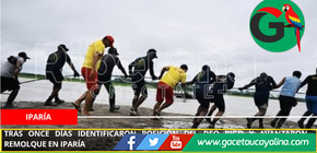 Tras once días identificaron posición del Deo Rigo y avanzaron remolque en Iparía.